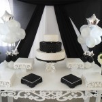 Aluguel Decoração Para Festa de 15 Anos Preto e Branco