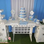 Decoração Kit Provençal Festa Chá de Bebê Kit Corujinha Azul