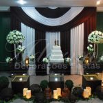 Aluguel Decoração de Casamento Mesa do Bolo em Vidro Marrom