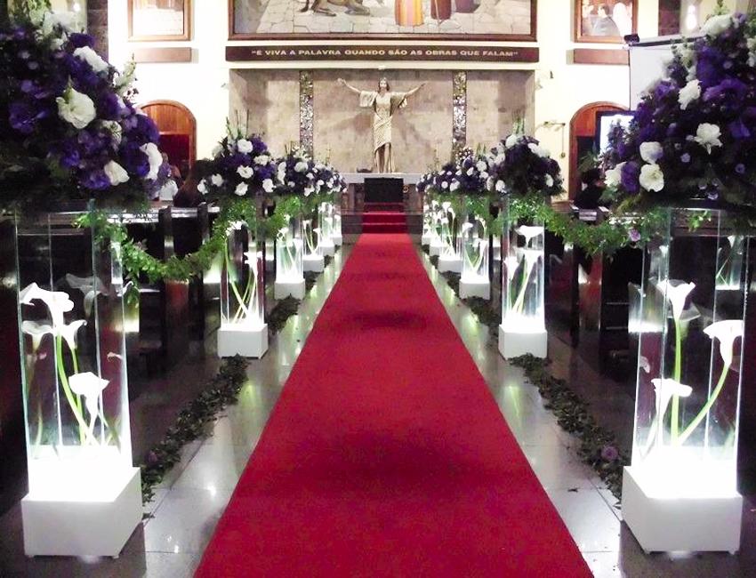 Decoração Casamento Lilás Roxo e Branco