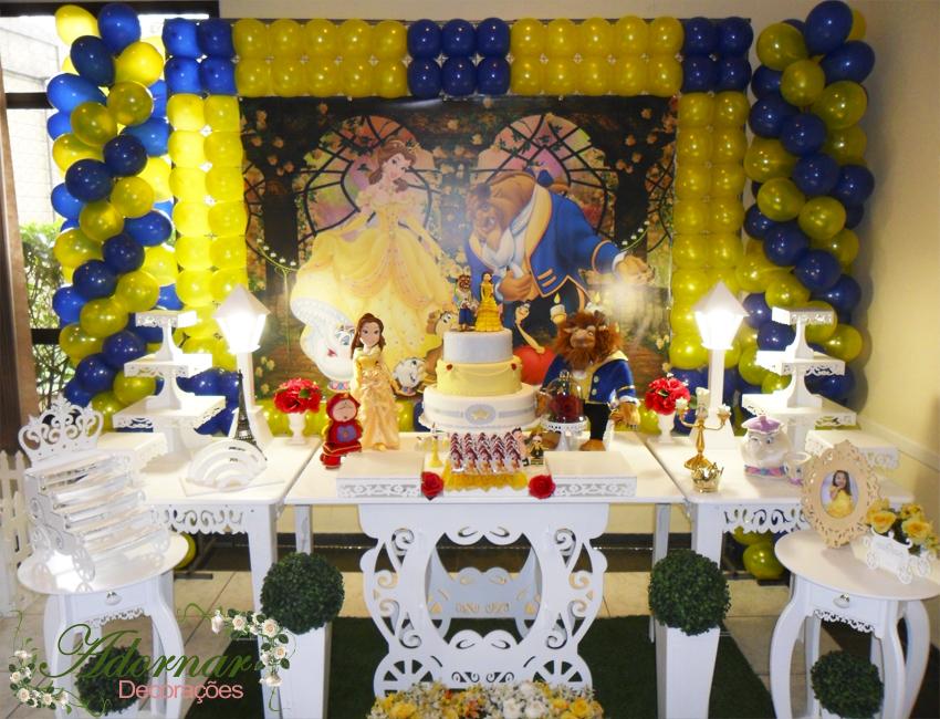 Decoração A Bela e a Fera