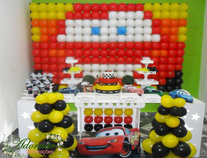 Decoração Carros Disney