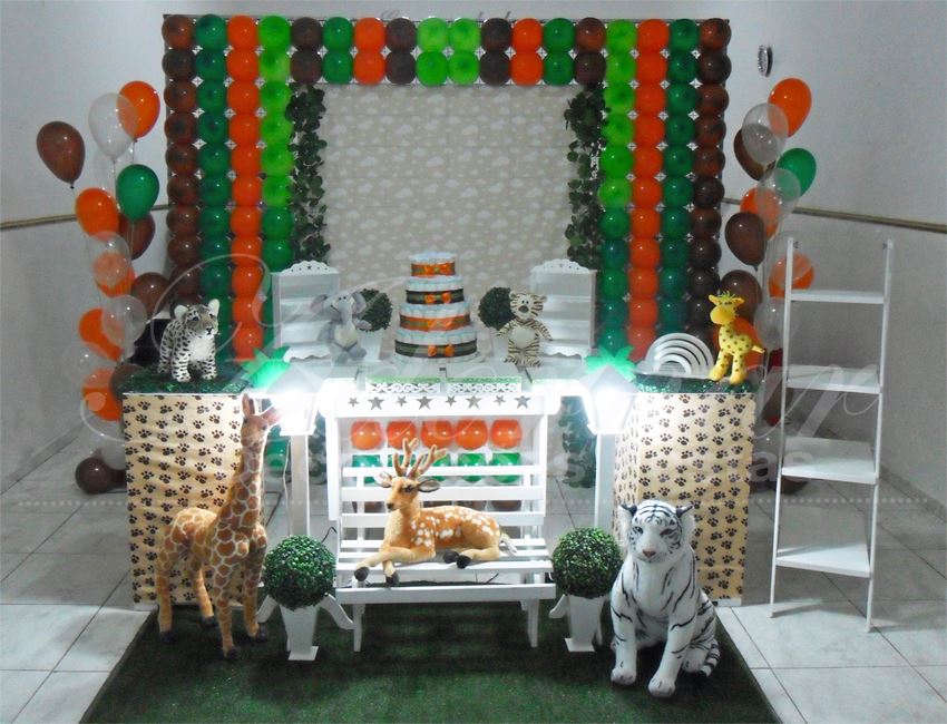 Decoração Chá de Bebê Safari