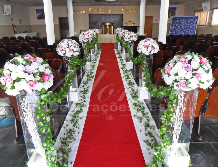 Decoração Casamento Lilás Rosa e Branco