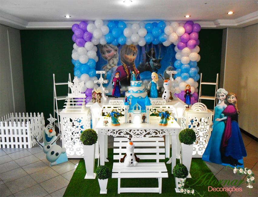 Decoração Frozen