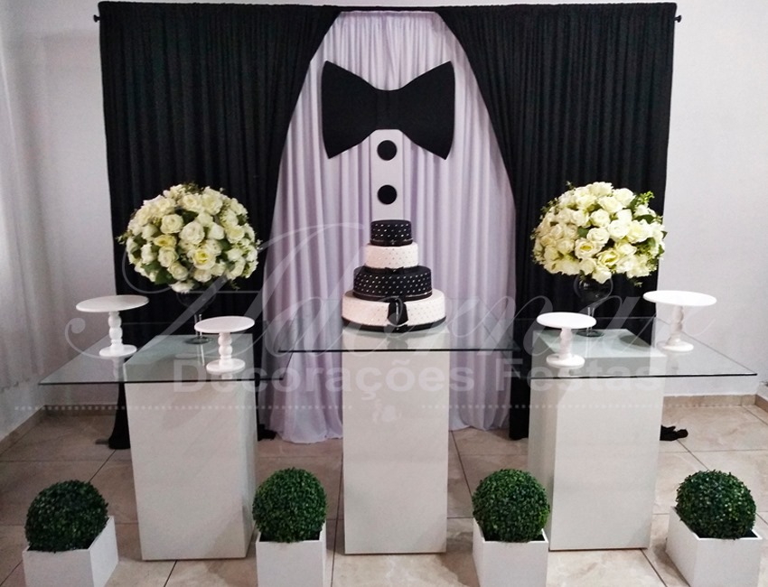 Decoração Terno Gravata e Smoking Eventos