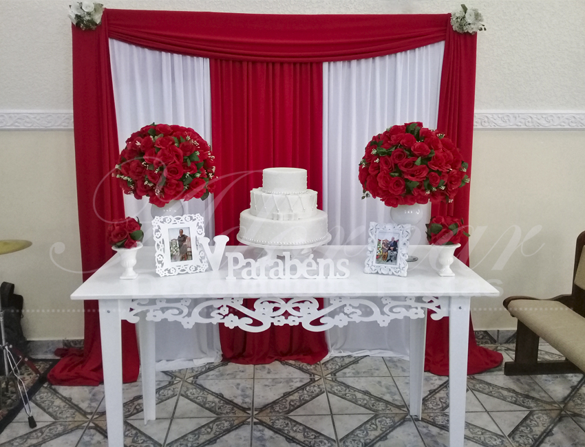 Decoração Casamento Vermelho
