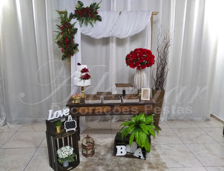 Decoração Casamento Vermelho